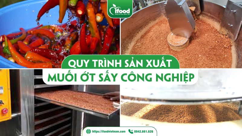 Công nghệ sản xuất muối ớt sấy