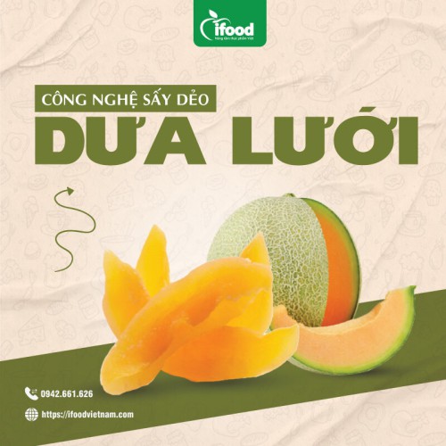 chuyển giao công nghệ dưa lưới sấy dẻo