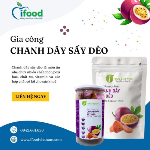 Gia công chanh dây sấy dẻo