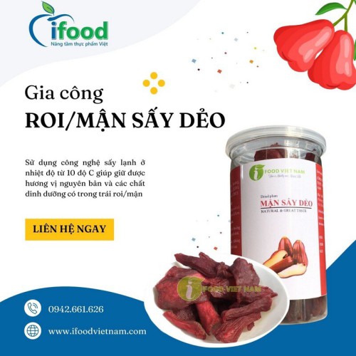 Gia công mận/roi sấy dẻo
