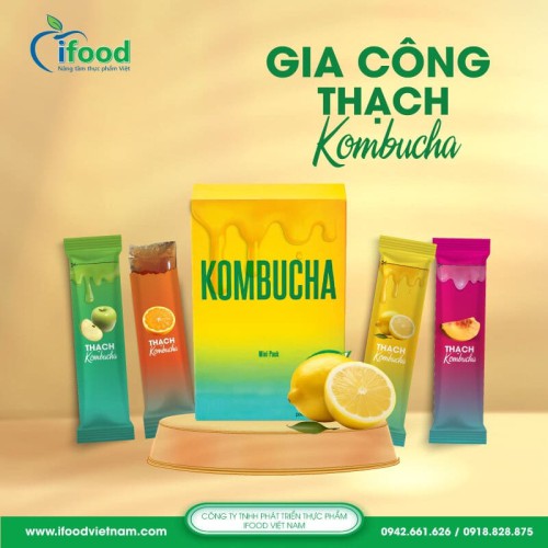 Gia công thạch Kombucha