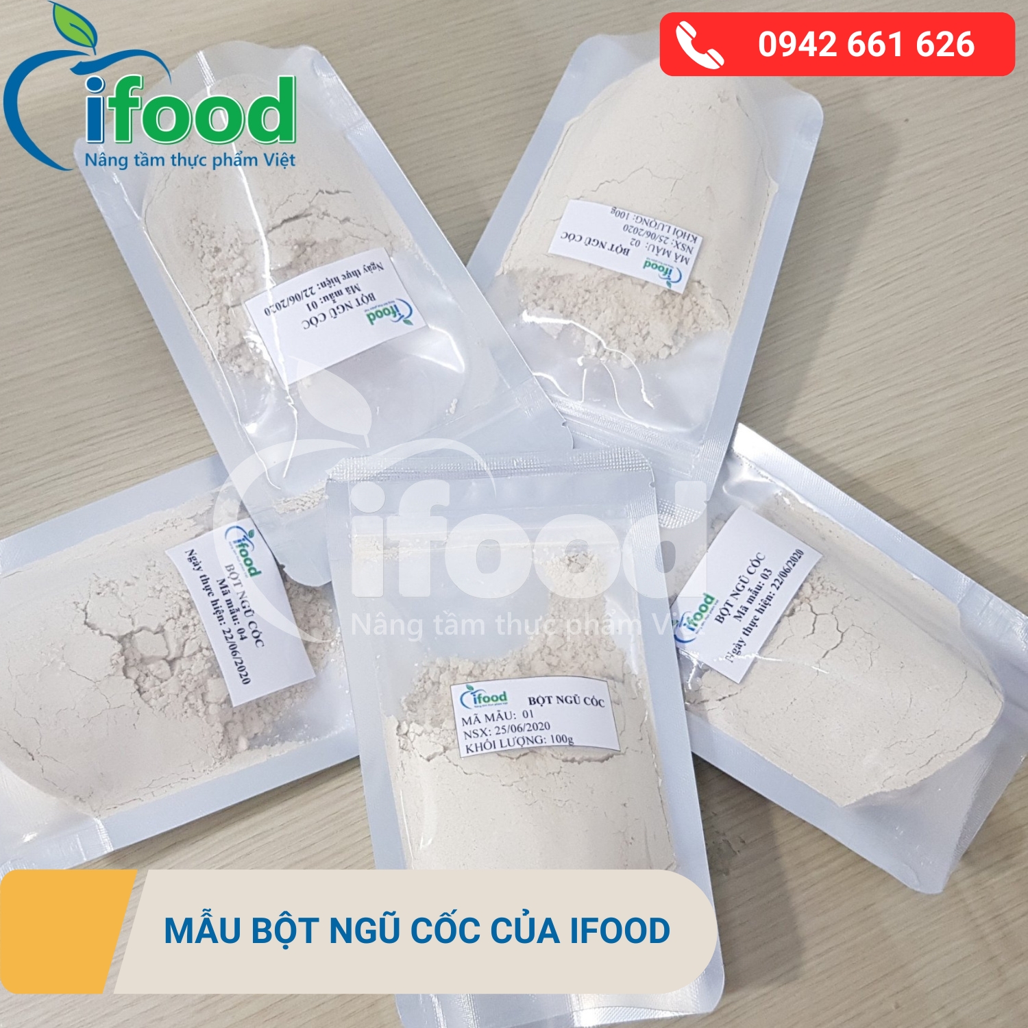 mẫu bột ngũ cốc của IFood