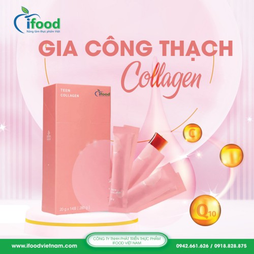 sản xuất gia công thạch collagen bổ sung