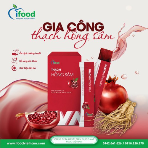 Gia công thạch hồng sâm Hàn Quốc
