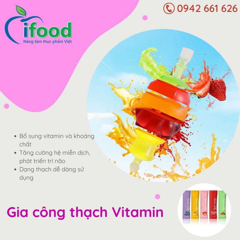 Gia công sản xuất thạch vitamin IFood