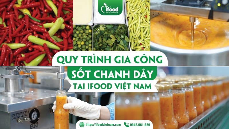 Quy trình gia công sốt chanh dây