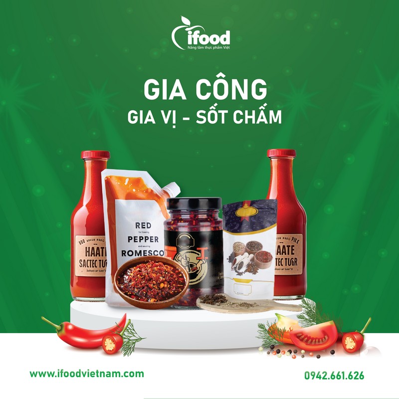 Gia công gia vị - sốt chấm