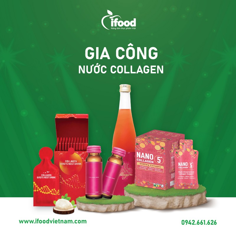 Gia công nước Collagen