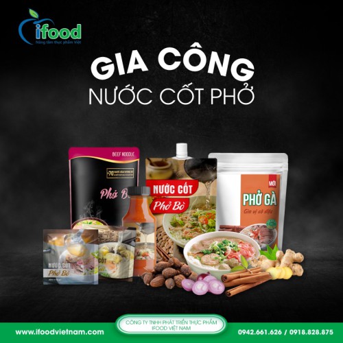 gia công sản xuất nước cốt phở