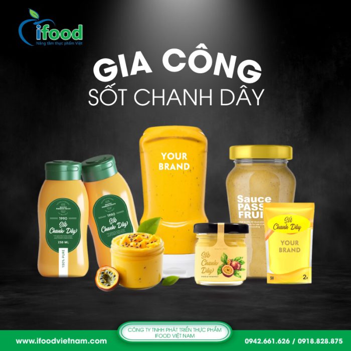 gia công sốt chanh dây