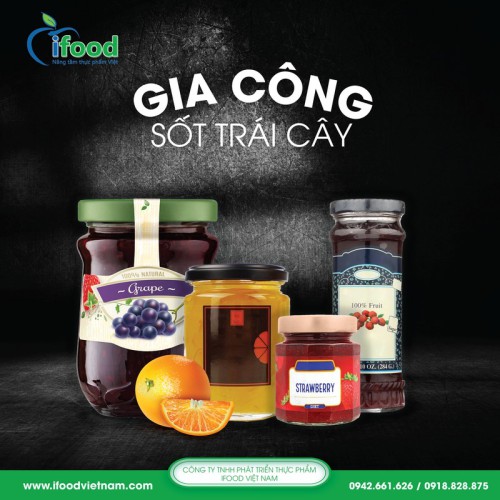 gia công sốt trái cây