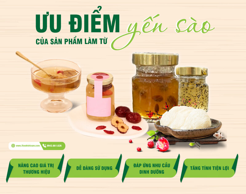 sản phẩm từ yến sào