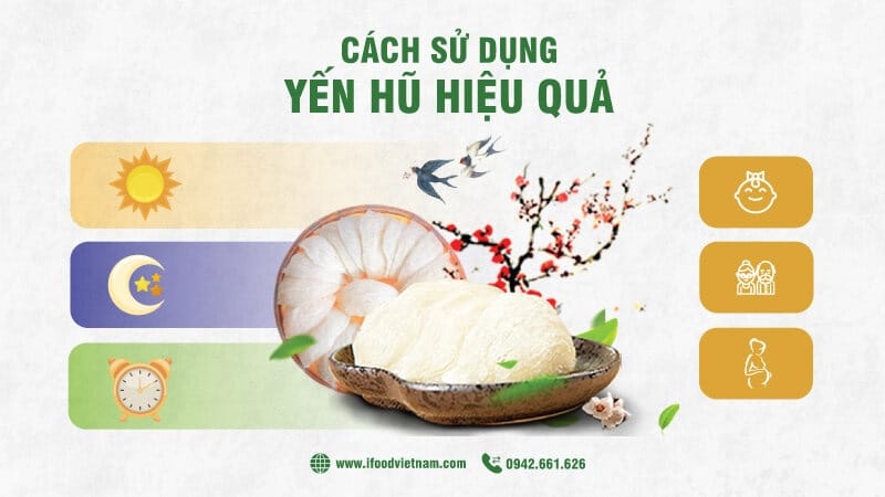 cách sử dụng yến hũ hiệu quả