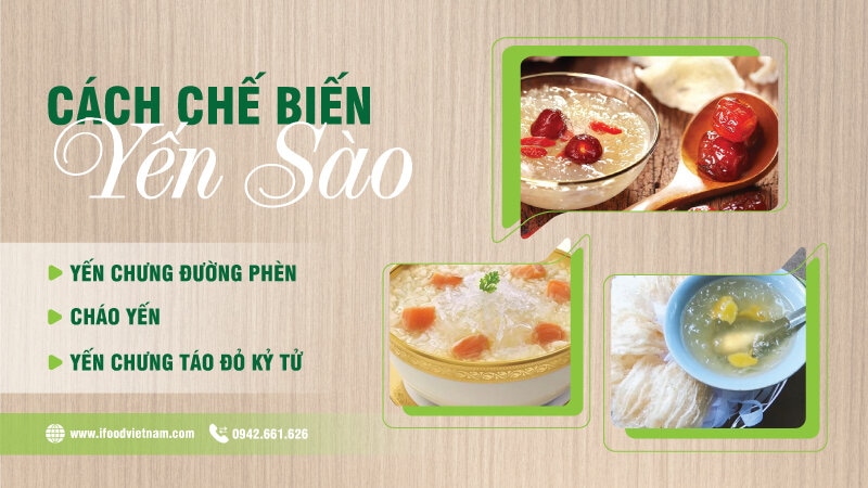 cách chế biến yến sào thơm ngon, bổ dưỡng