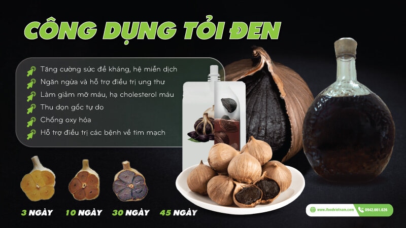 công dụng của tỏi đen