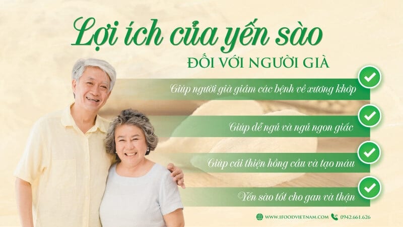 lợi ích của yến sào đối với người già