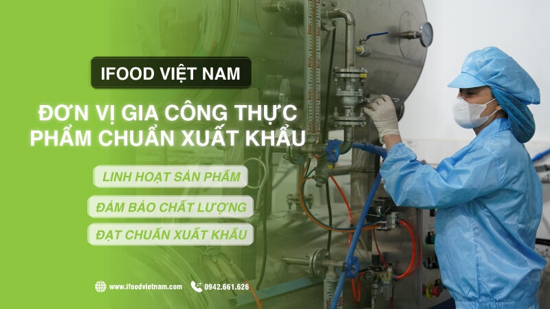 xu hướng sản phẩm gia công thực phẩm xuất khẩu