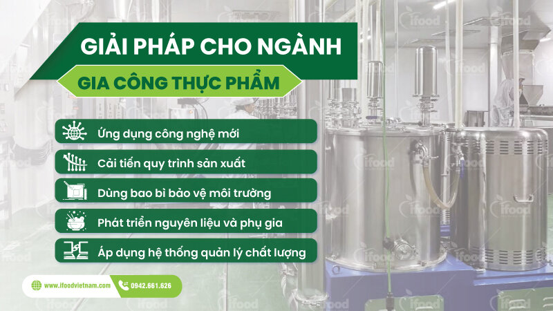 thách thức và giải pháp trong gia công thực phẩm