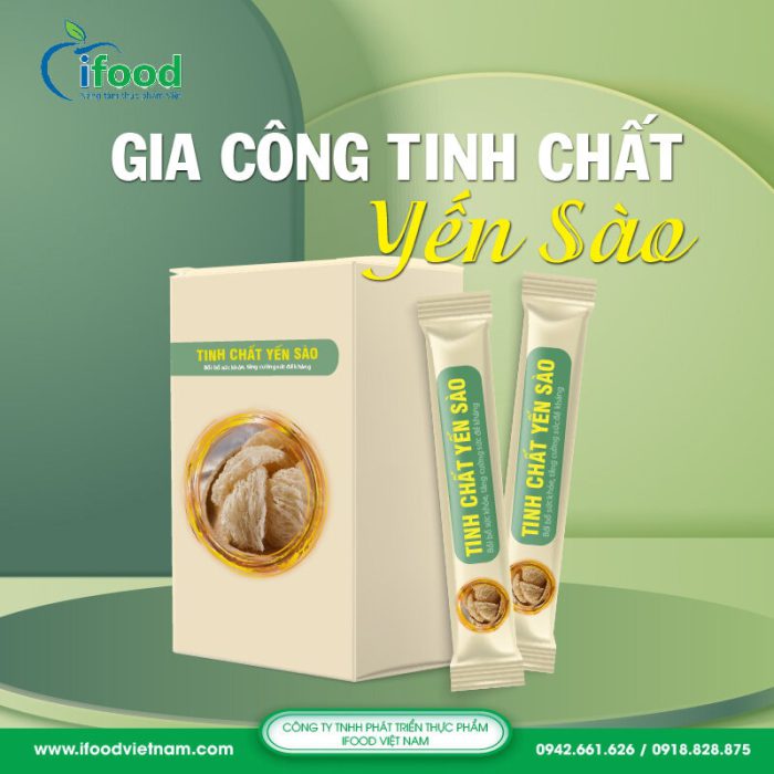 gia công tinh chất yến sào