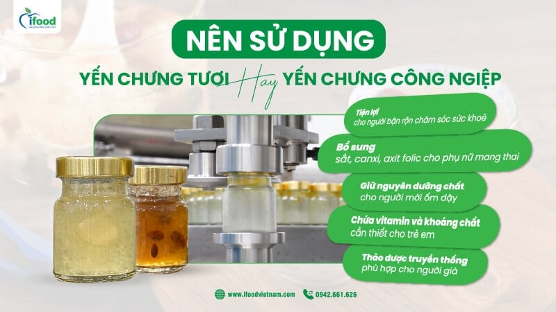 nên mua yến chưng sẵn hay tự chưng