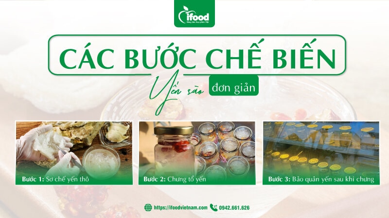 cách chế biến yến sào