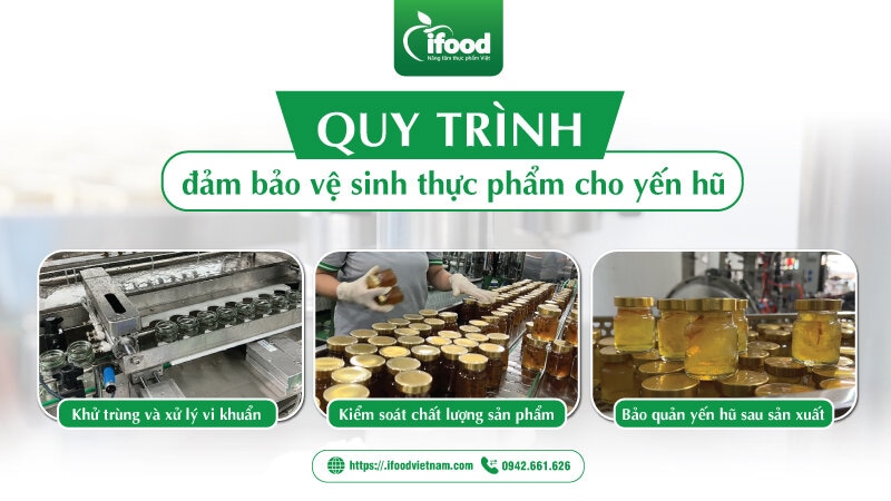 an toàn vệ sinh thực phẩm trong sản xuất yến