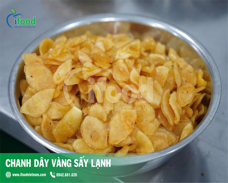 chanh dây vàng sấy mật ong