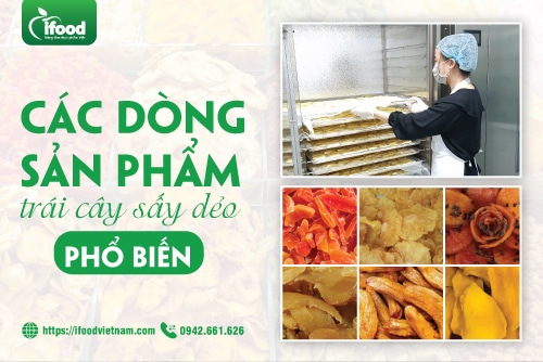 Các dòng trái cây sấy dẻo phổ biến