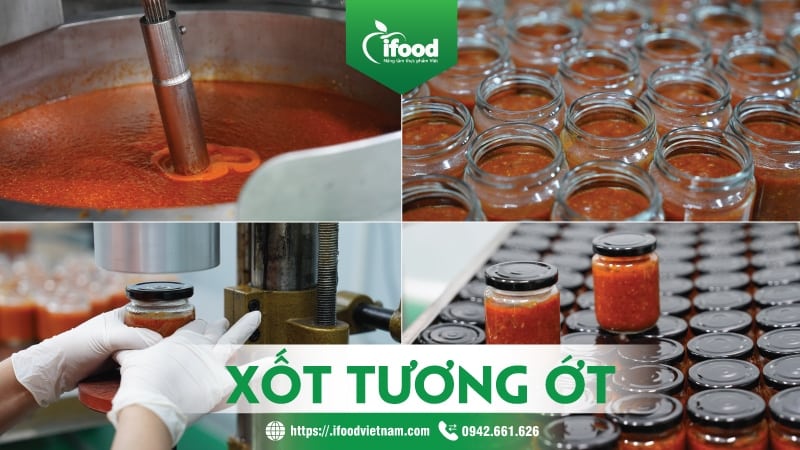 gia công sản xuất xốt tương ớt