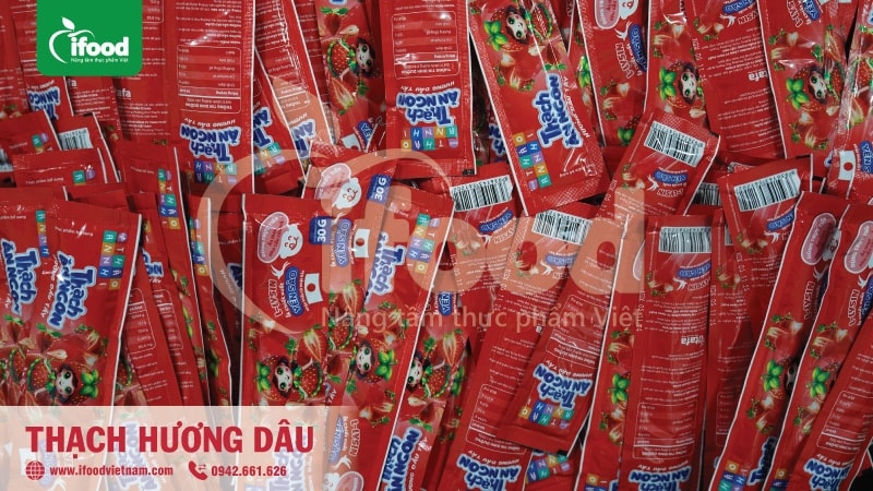 sản xuất thạch dâu