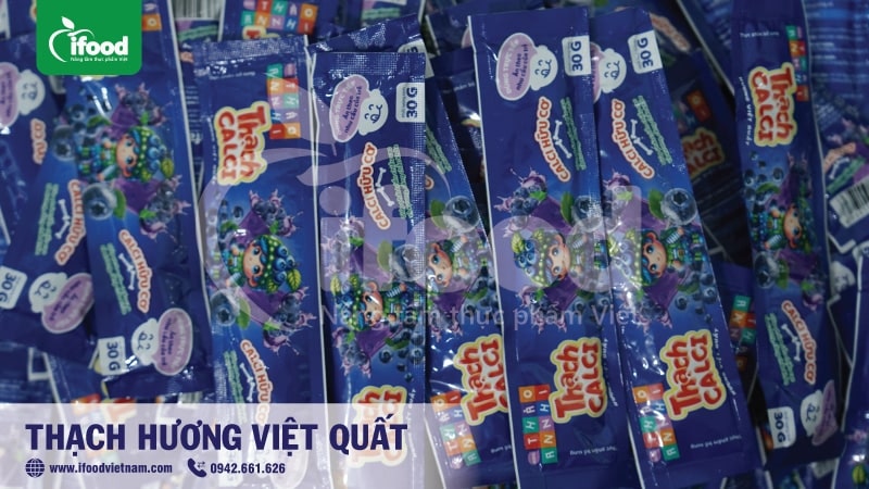 sản xuất thạch việt quất