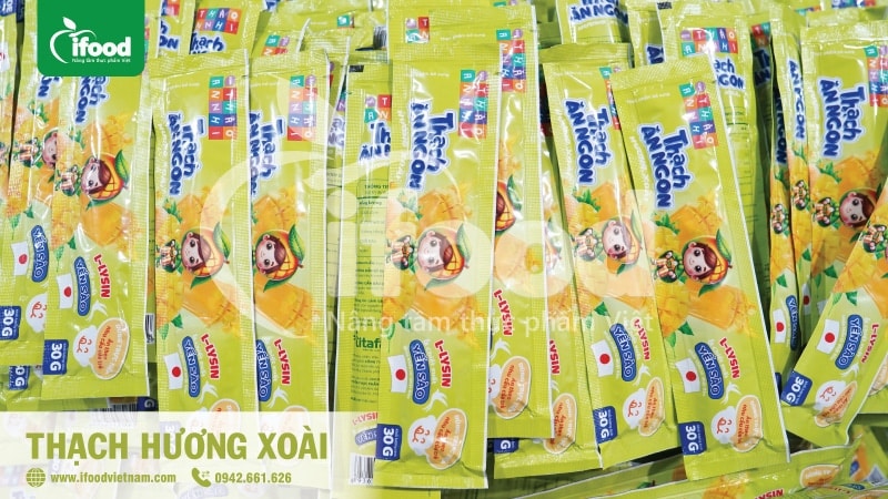 sản xuất thạch xoài