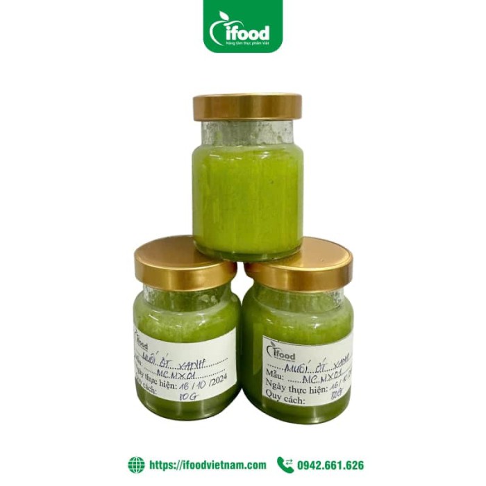 chuyển giao công nghệ sản xuất muối ớt xanh IFood Việt Nam