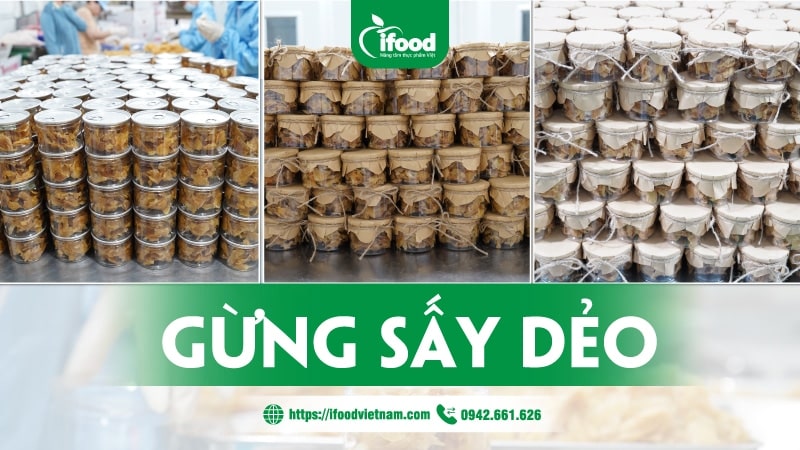 dự án gia công gừng sấy dẻo