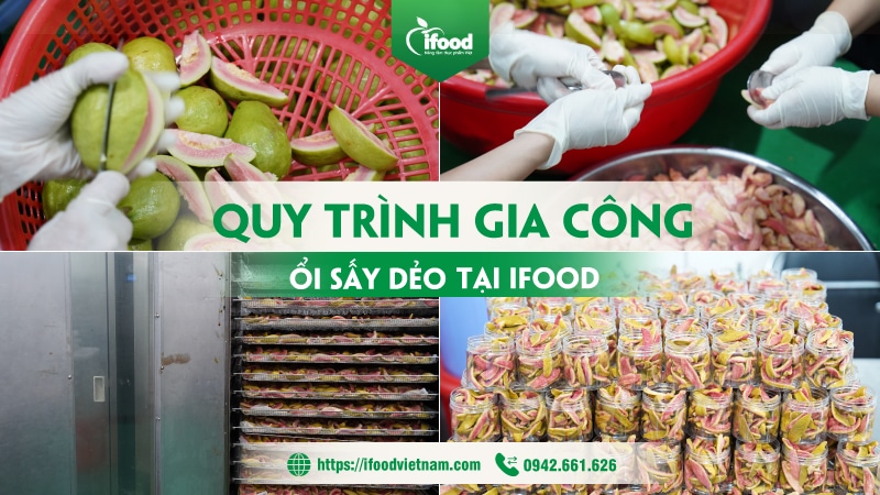 dự án gia công ổi sấy dẻo IFood Việt Nam