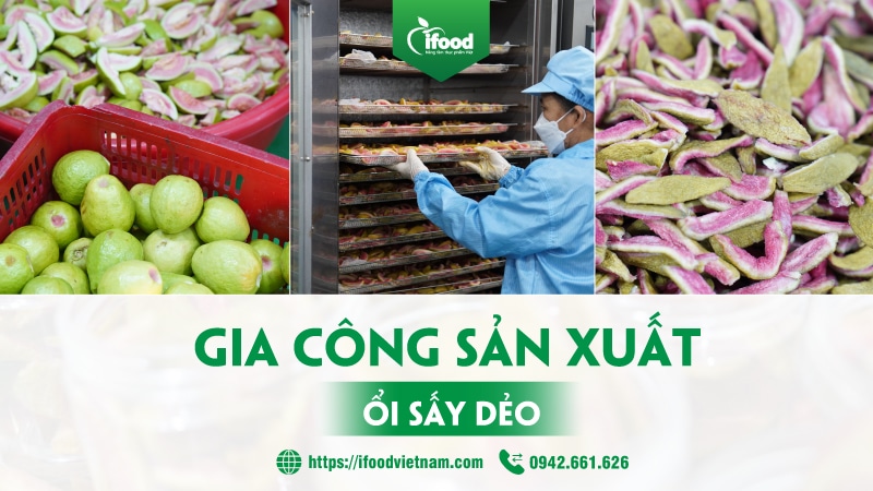 dự án gia công ổi sấy dẻo IFood Việt Nam