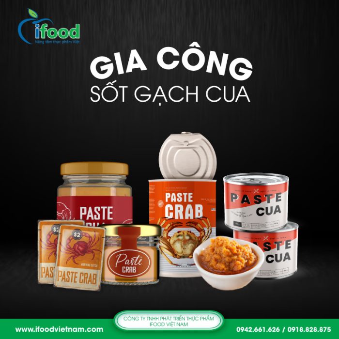 gia công sốt gạch cua paste cua