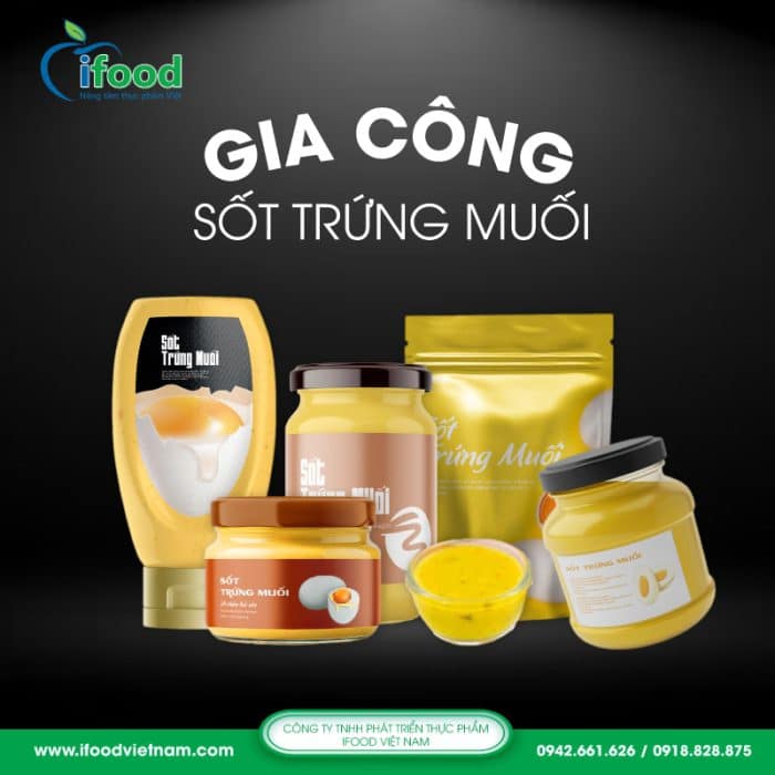 gia công sốt trứng muối