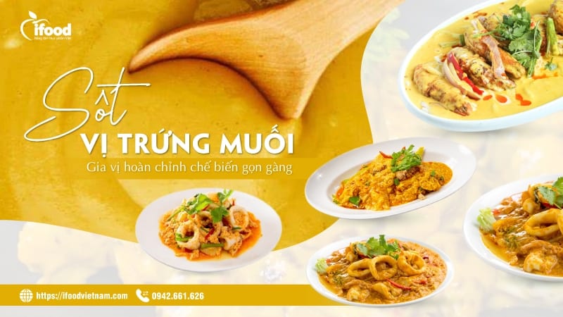 gia công sốt trứng muối