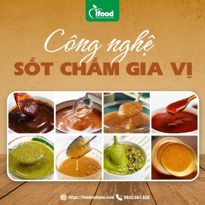 chuyển giao công nghệ sản xuất các loại sốt