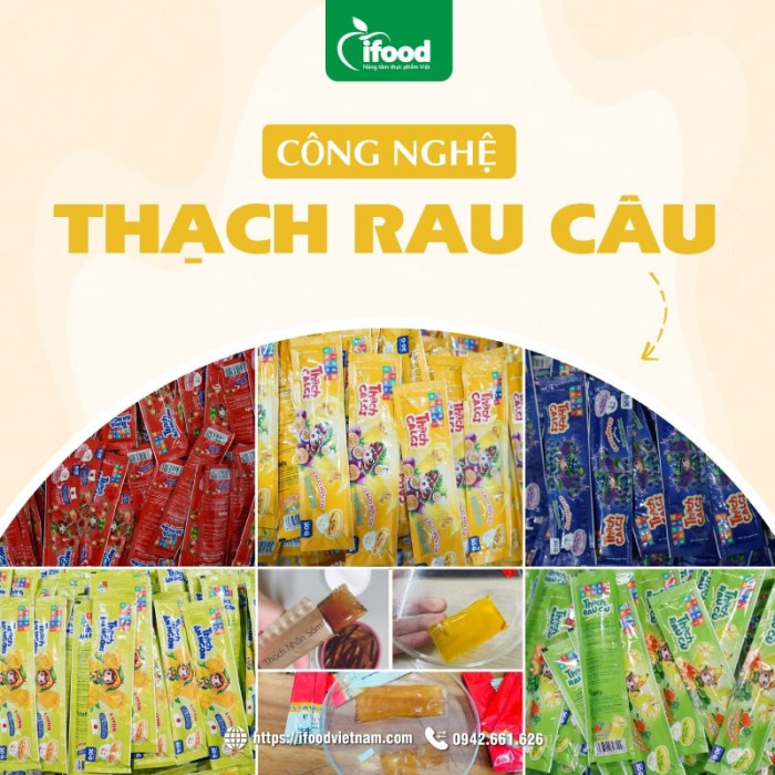 chuyển giao công nghệ thạch các loại