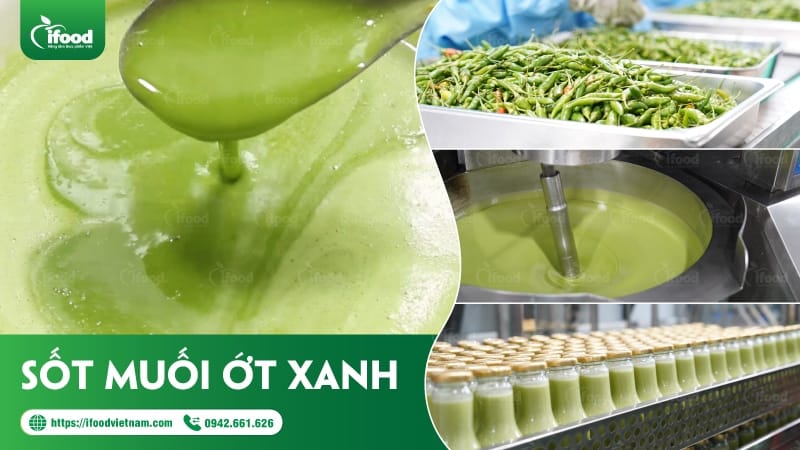 Dự án gia công sốt muối ớt xanh