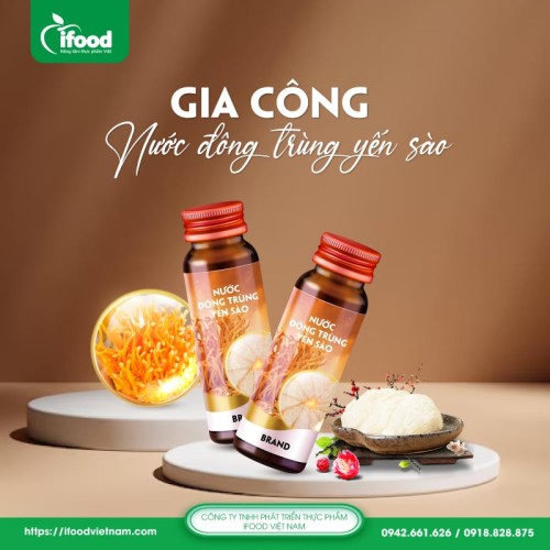 Gia công nước đông trùng yến sào