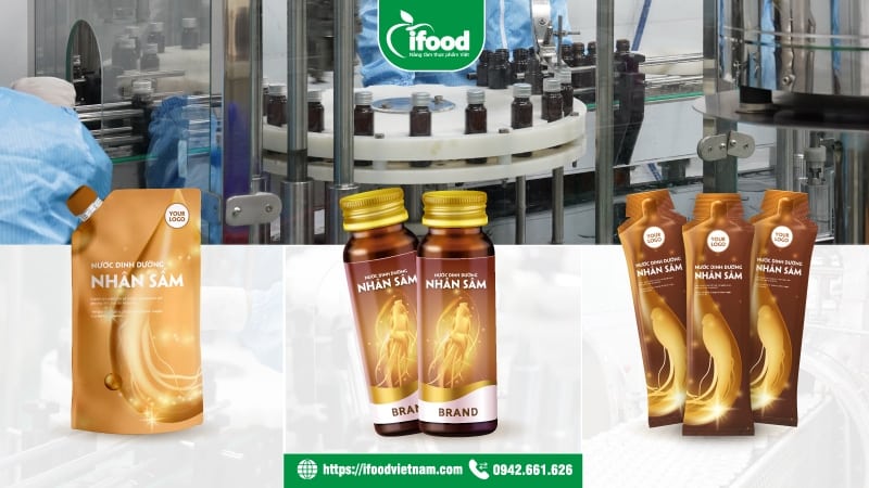 Gia công nước dinh dưỡng nhân sâm