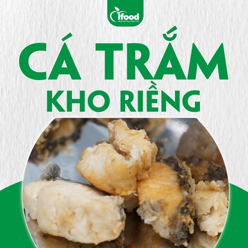 Cá trắm kho riềng ăn liền