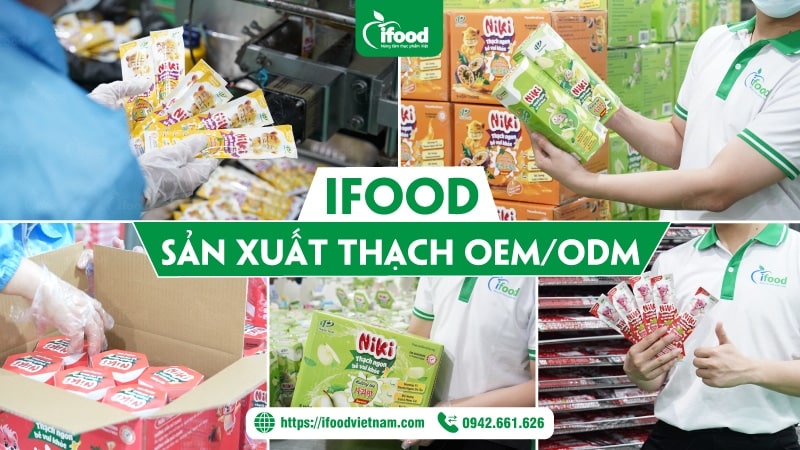 IFood sản xuất thạch OEM/ODM