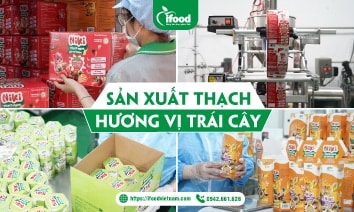 sản xuất thạch hương vị trái cây