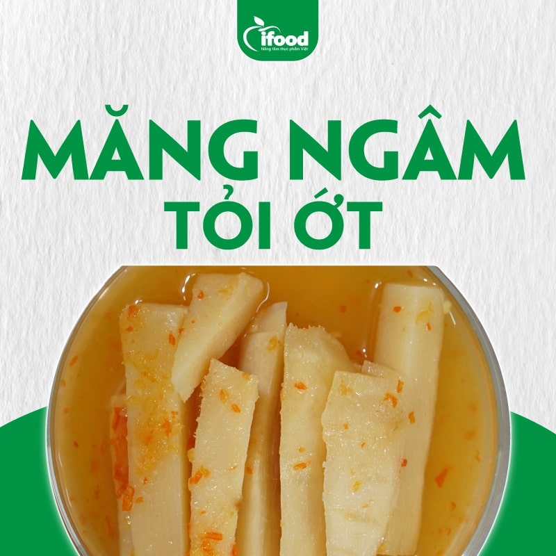 Măng ngâm tỏi ớt
