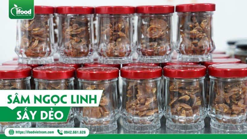 Sâm Ngọc Linh sấy dẻo