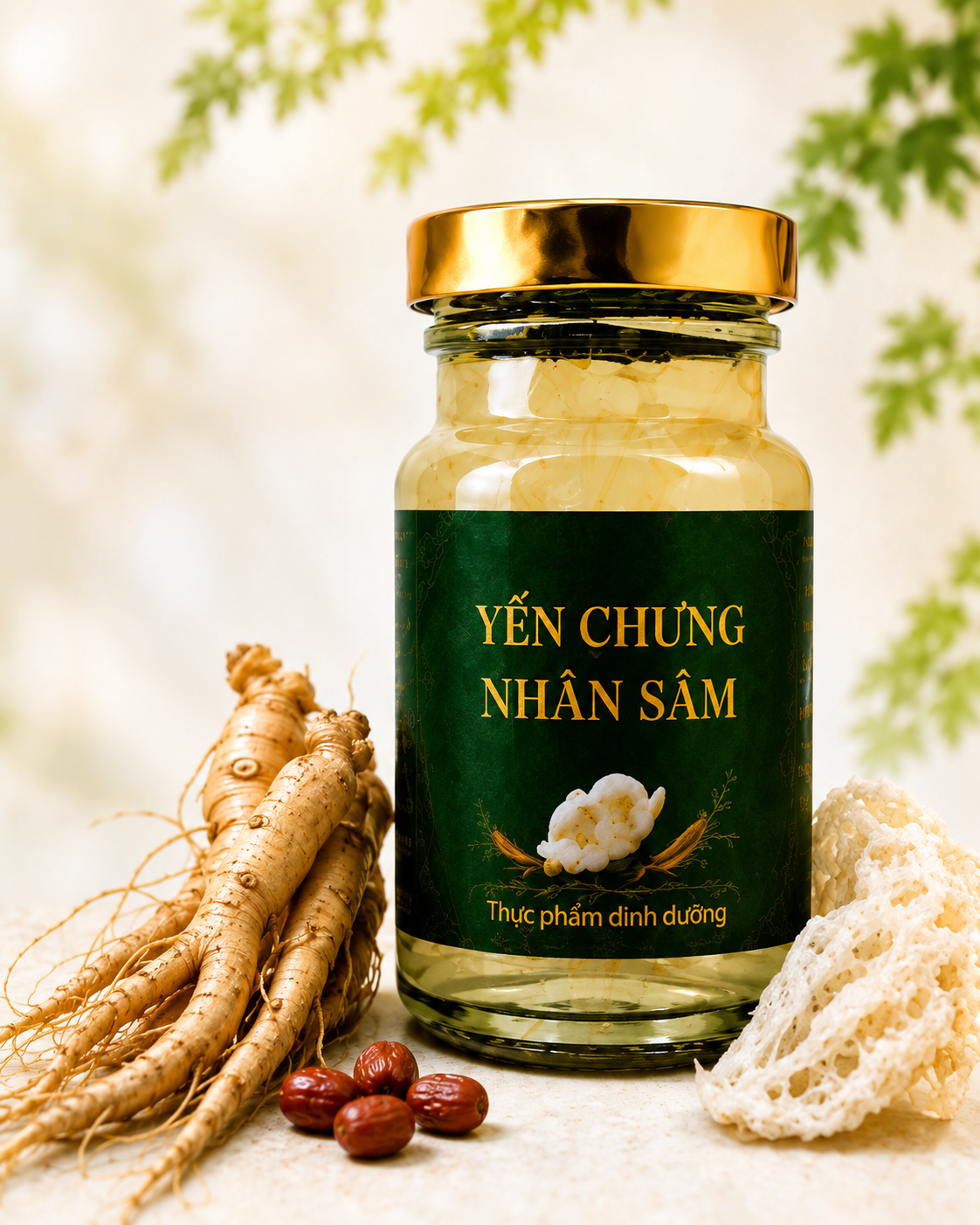 Yến Chưng Nhân Sâm